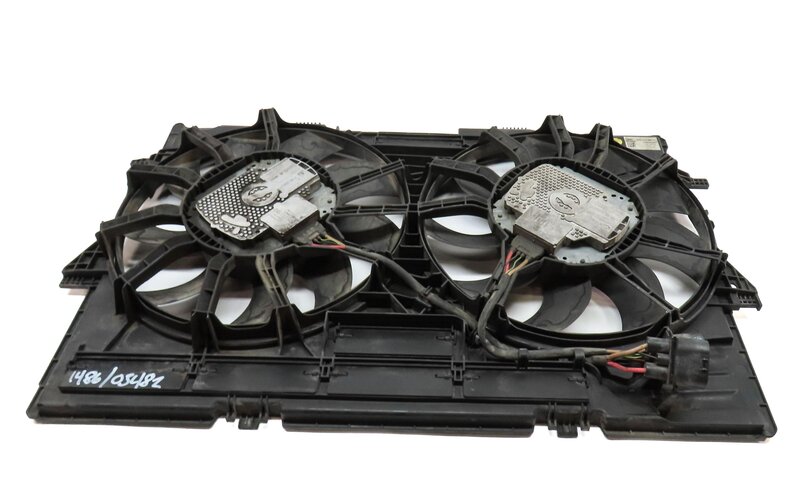 Thumbnail 5: 12-18 AUDI A6 A7 (C7) 3.0L SUPERCHARGED ENGINE - RADIATOR COOLING FAN w/ SHROUD
