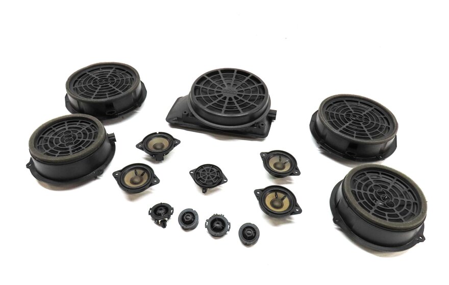 2014 AUDI S4 (B8 8K) WOOFER MIDRANGE TWEETER BANG & OLUFSEN SPEAKER SET 14