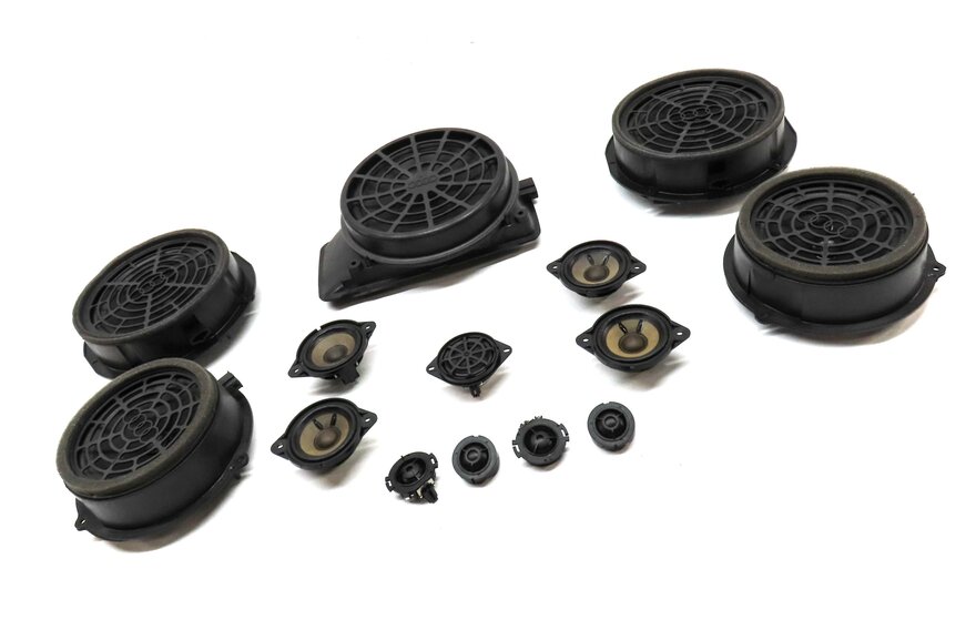Thumbnail 3: 2014 AUDI S4 (B8 8K) WOOFER MIDRANGE TWEETER BANG & OLUFSEN SPEAKER SET 14