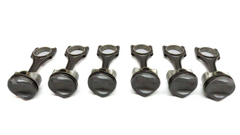 Thumbnail 2: 09-17 AUDI A6 A7 Q5 Q7 S4 S5 SQ5 C7 B8 4L 3.0L SUPER PISTON & CONNECTING ROD SET