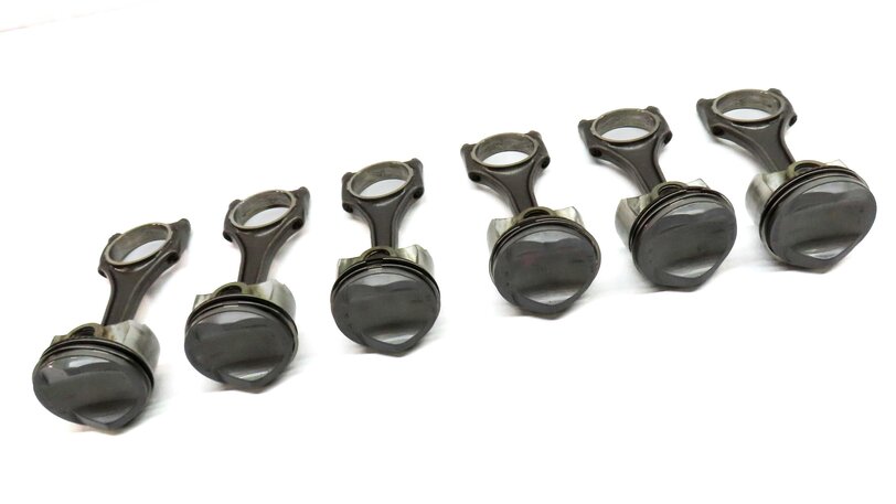Thumbnail 3: 09-17 AUDI A6 A7 Q5 Q7 S4 S5 SQ5 C7 B8 4L 3.0L SUPER PISTON & CONNECTING ROD SET