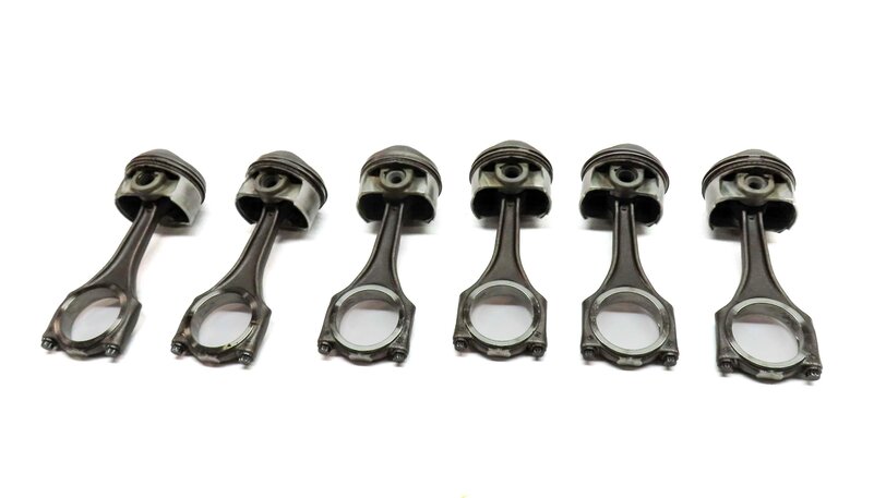 Thumbnail 4: 09-17 AUDI A6 A7 Q5 Q7 S4 S5 SQ5 C7 B8 4L 3.0L SUPER PISTON & CONNECTING ROD SET