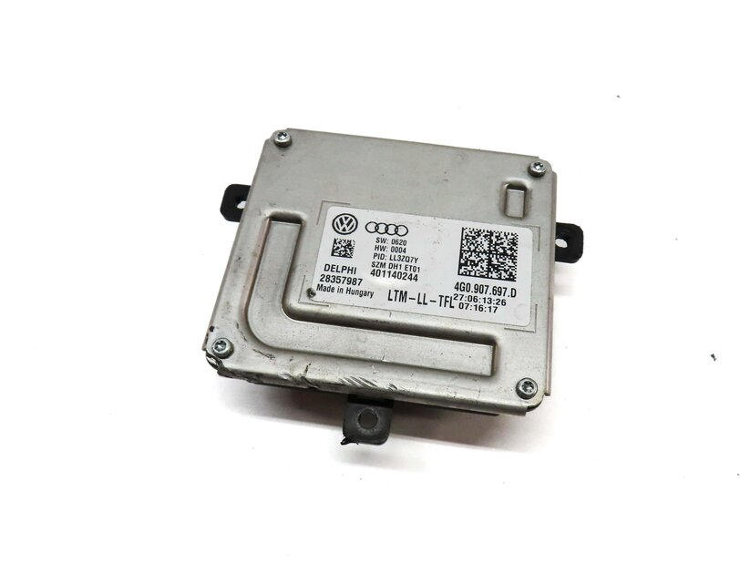 2014 AUDI S4 (B8 8K) DRL HEADLIGHT BALLAST CONTROL MODULE 4G0907697D
