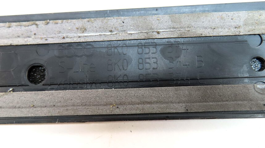 Thumbnail 7: 2014 AUDI S4 B8 8K FRONT REAR LEFT RIGHT S-LINE DOOR SILL SCUFF PLATE TRIM SET4