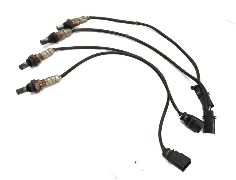 2014 AUDI S4 (B8 8K) 3.0L SUPER CTUB ENGINE PRE POST CAT O2 OXYGEN SENSOR SET 4