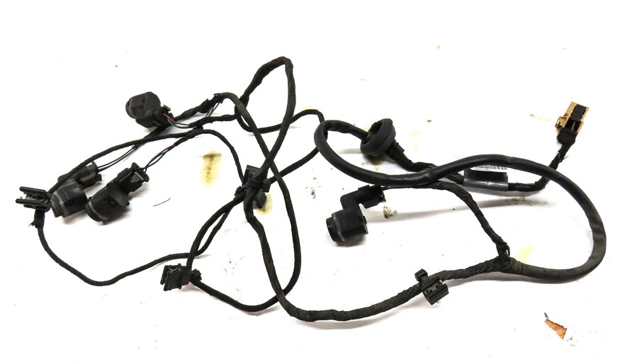 Thumbnail 2: 2014 AUDI S4 (B8 8K) REAR PARK ASSIST PDC SENSOR SET4 (BLACK) w/ WIRE HARNESS