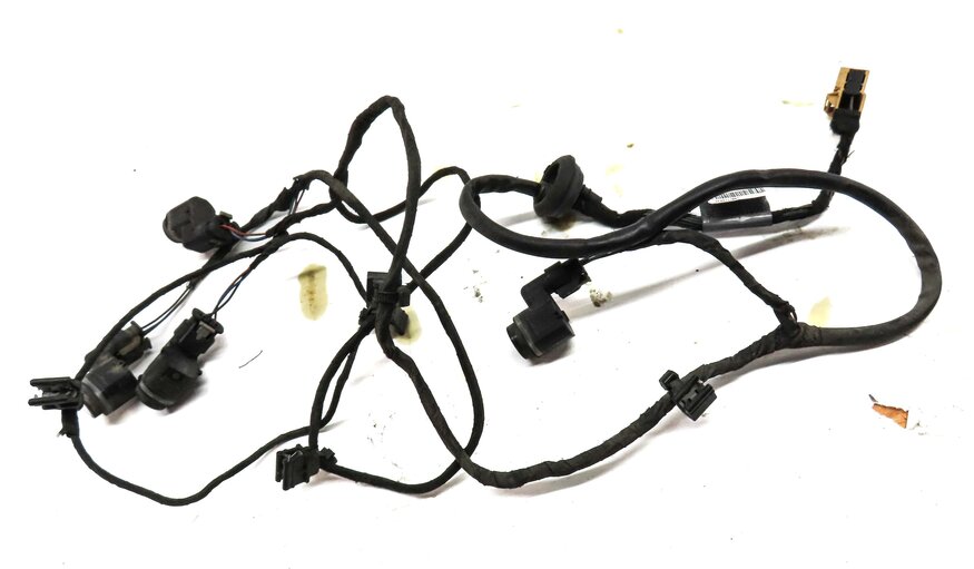 Thumbnail 3: 2014 AUDI S4 (B8 8K) REAR PARK ASSIST PDC SENSOR SET4 (BLACK) w/ WIRE HARNESS