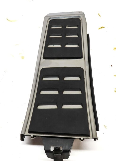Thumbnail 4: 2014 AUDI S4 (B8 8K) FRONT LEFT BLACK & SILVER PEDAL TRIM COVER SET 3