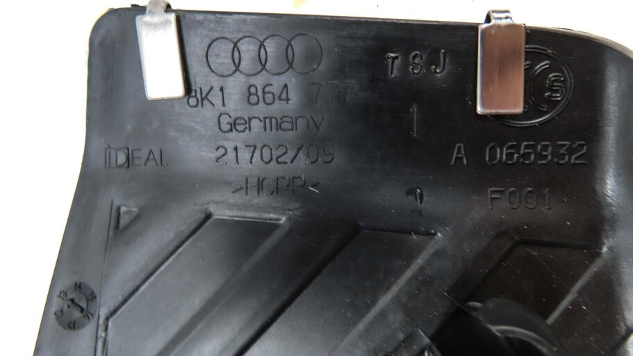 Thumbnail 6: 2014 AUDI S4 (B8 8K) FRONT LEFT BLACK & SILVER PEDAL TRIM COVER SET 3