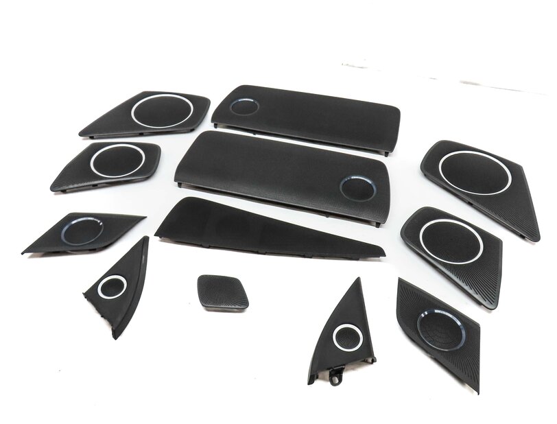 2014 AUDI S4 B8 8K FRONT REAR LEFT RIGHT BANG & OLUFSEN SPEAKER GRILLE COVER SET