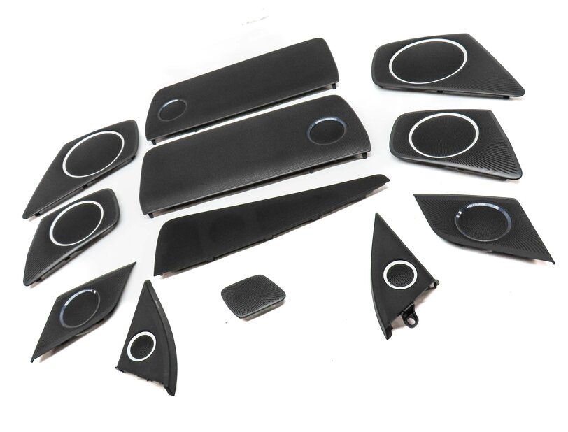 Thumbnail 3: 2014 AUDI S4 B8 8K FRONT REAR LEFT RIGHT BANG & OLUFSEN SPEAKER GRILLE COVER SET