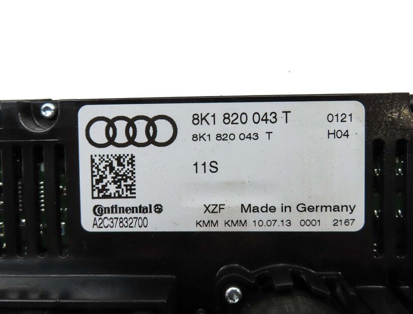 Thumbnail 6: 13-17 AUDI A4 S4 A5 S5 RS5 Q5 SQ5 B8 8K 8T FRONT HEATER A/C TEMPERATURE CONTROL