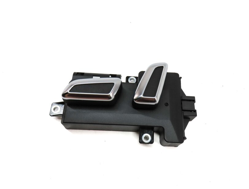 Thumbnail 7: 2014 AUDI S4 (B8 8K) FRONT LEFT SEAT ADJUST SWITCH w/ LUMBAR (BLACK & SILVER)