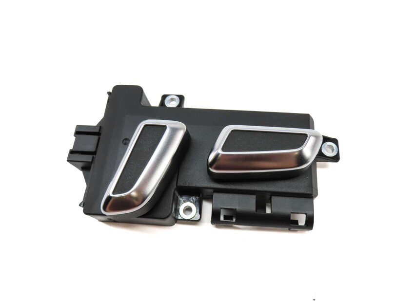 Thumbnail 8: 2014 AUDI S4 (B8 8K) FRONT LEFT SEAT ADJUST SWITCH w/ LUMBAR (BLACK & SILVER)