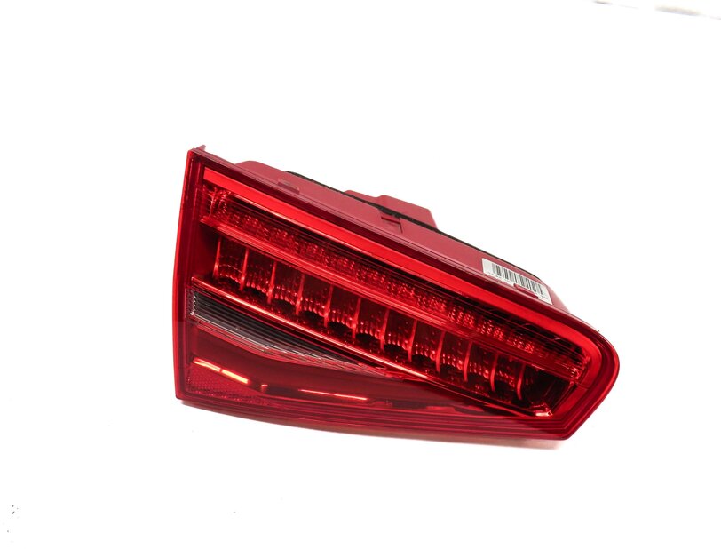 13-16 AUDI A4 S4 (B8 8K) REAR LEFT DRIVER INNER TRUNK TAILLIGHT LIGHT LAMP - LED