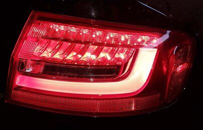 Thumbnail 2: 13-16 AUDI A4 S4 B8 8K REAR RIGHT PASSENGER OUTER TAILLIGHT BRAKE LIGHT LAMP LED
