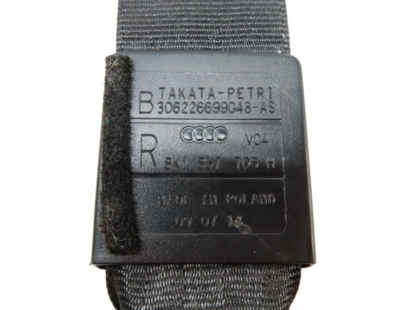 Thumbnail 6: 2009-2016 AUDI A4 S4 (B8 8K) RIGHT FRONT PASSENGER SEATBELT RETRACTOR (BLACK)