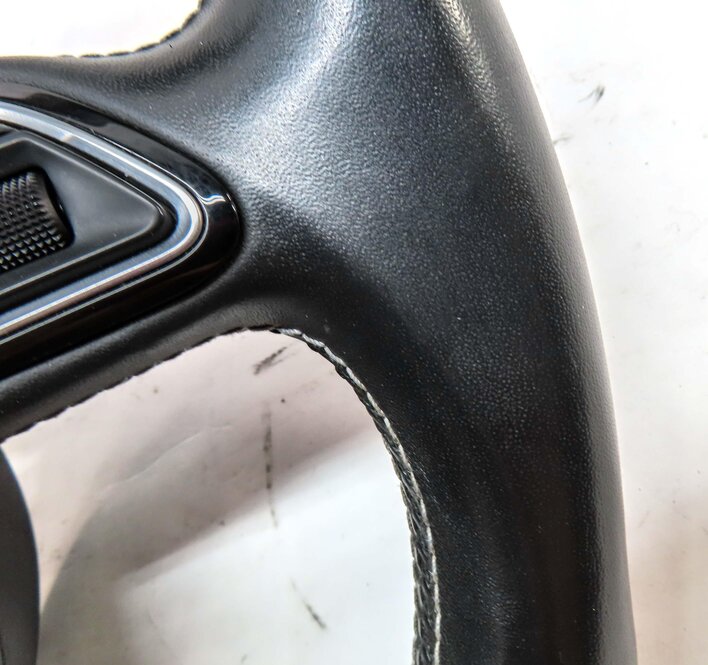 Thumbnail 6: 2014 AUDI S4 (B8 8K) 3 SPOKE FLAT BOTTOM S LINE SPORT STEERING WHEEL w/ BUTTONS