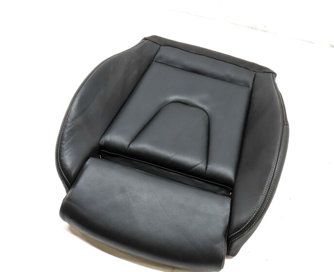 2014 AUDI S4 (B8 8K) FRONT RIGHT LOWER HEATED SPORT SEAT CUSHION (BLACK)