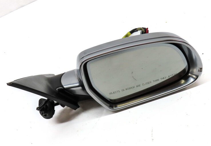 Thumbnail 4: 10-16 AUDI S4 (B8 8K) RIGHT MANUAL FOLD HEATED AUTODIM DOOR MIRROR (ALUMINUM)