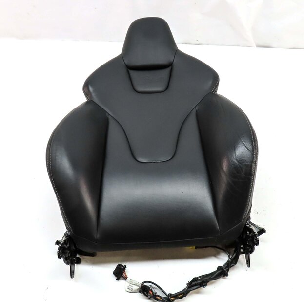 Thumbnail 2: 2014 AUDI S4 (B8 8K) FRONT LEFT DRIVER UPPER HEATED SPORT SEAT CUSHION (BLACK)