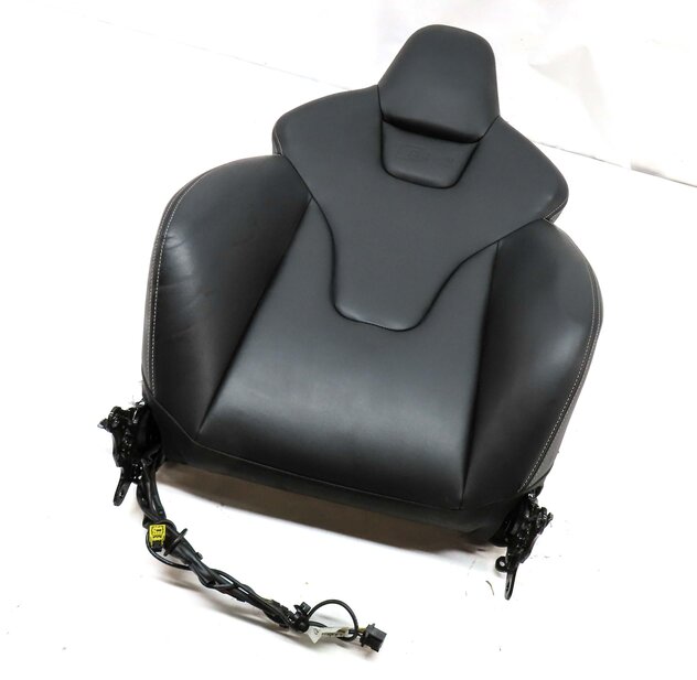 2014 AUDI S4 (B8 8K) FRONT RIGHT UPPER HEATED SPORT SEAT CUSHION (BLACK)