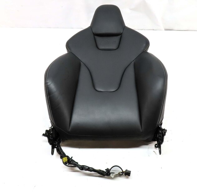 Thumbnail 2: 2014 AUDI S4 (B8 8K) FRONT RIGHT UPPER HEATED SPORT SEAT CUSHION (BLACK)