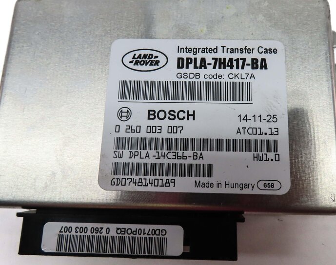 Thumbnail 4: 2015 LAND RANGE ROVER (L405) TRANSFER CASE CONTROL MODULE DPLA7H417BA