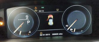 Thumbnail 2: 2013-2016 RANGE ROVER (L405) SPEEDOMETER INSTRUMENT GAUGE CLUSTER (MPH / 87k)