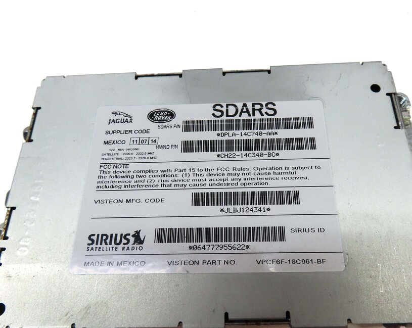 Thumbnail 4: 13-19 DISCOVERY SPORT LR4 RANGE ROVER SPORT EVOQUE - SIRIUS SATELLITE RECEIVER