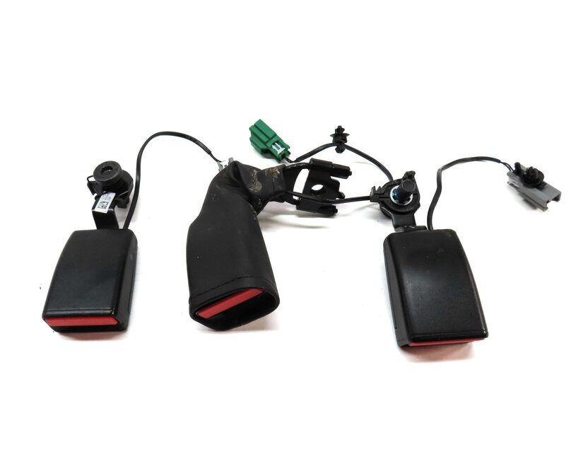 Thumbnail 2: 2015 LAND RANGE ROVER L405 REAR LEFT RIGHT CENTER SEATBELT BUCKLE RECEIVER SET 3