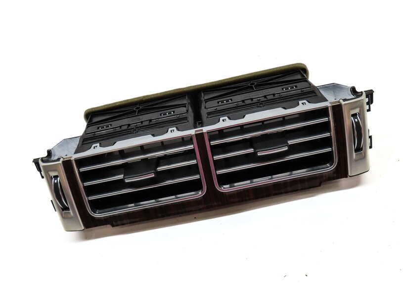 Thumbnail 3: 2015 LAND RANGE ROVER (L405) FRONT CENTER DASH A/C HEATER AIR VENT MACASSAR WOOD
