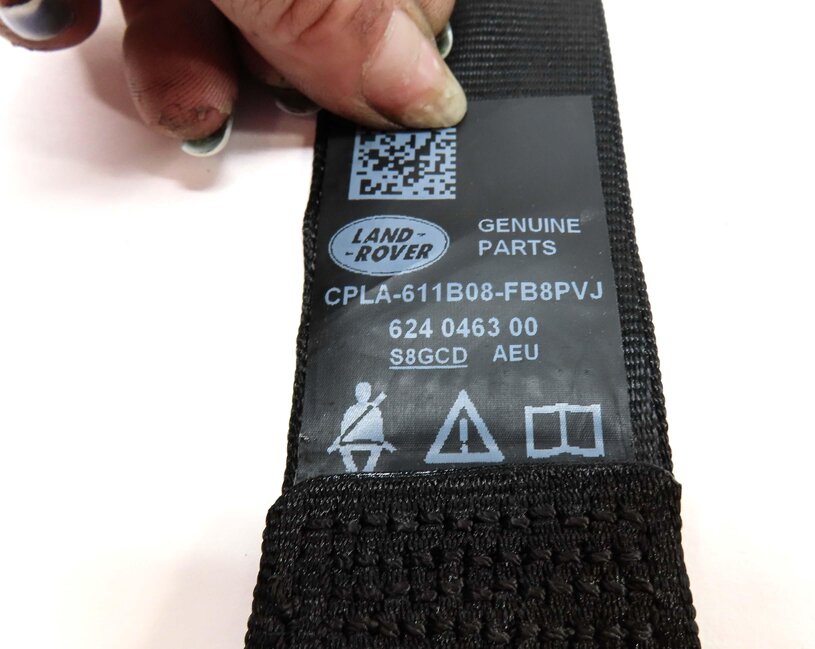 Thumbnail 5: 2013-2019 RANGE ROVER (L405) RIGHT FRONT PASSENGER SEATBELT RETRACTOR (BLACK)
