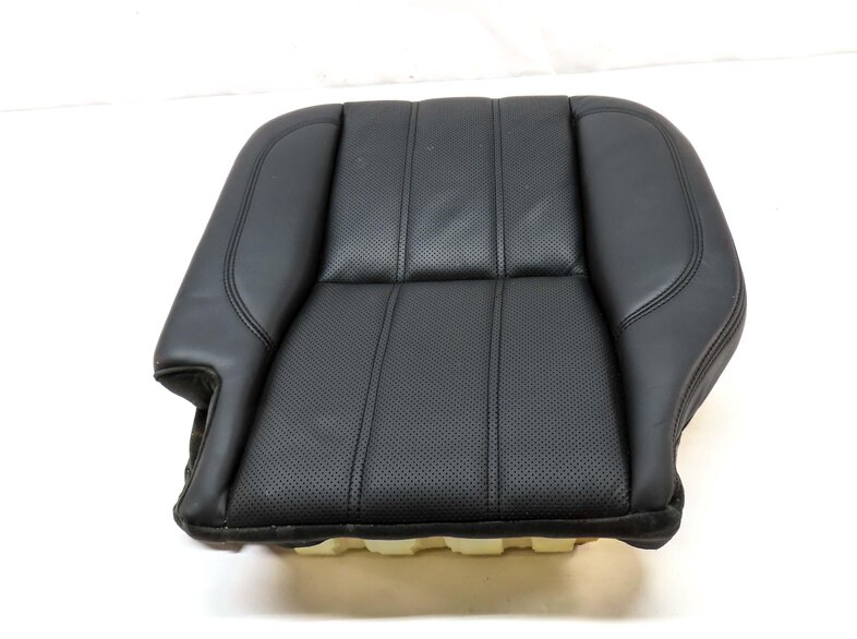 Thumbnail 4: 2015 LAND RANGE ROVER (L405) REAR RIGHT LOWER SEAT CUSHION (EBONY BLACK LEATHER)