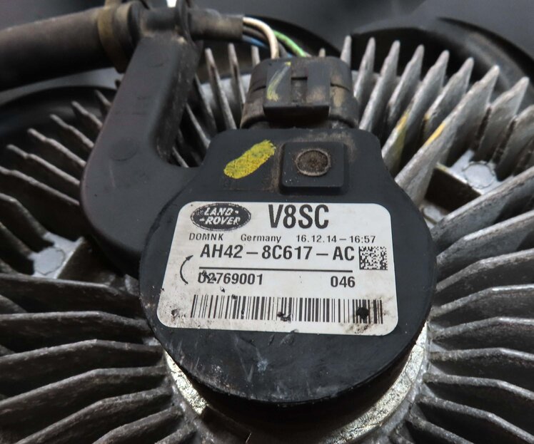 Thumbnail 7: 10-18 RANGE ROVER SPORT (L320 L322 L405 L494) SUPERCHARGED COOLING FAN w/ CLUTCH