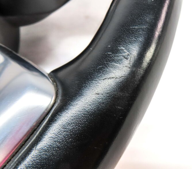 Thumbnail 6: 13-22 LAND RANGE ROVER (L405) 4 SPOKE STEERING WHEEL (BLACK w/ MACASSAR WOOD)