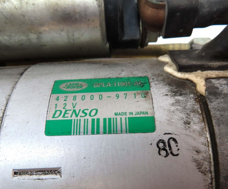 Thumbnail 7: 2015-2020 DISCOVERY RANGE ROVER SPORT (L405 L494 L462) ENGINE STARTER MOTOR