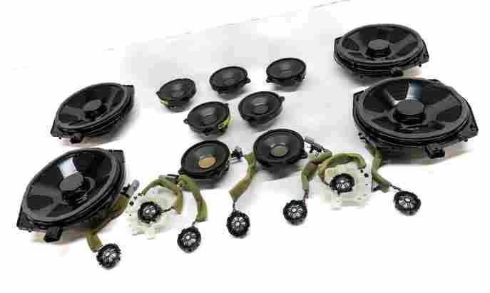 Thumbnail 3: 2015 LAND RANGE ROVER (L405) FRONT REAR WOOFER MIDRANGE TWEETER SPEAKER SET 18