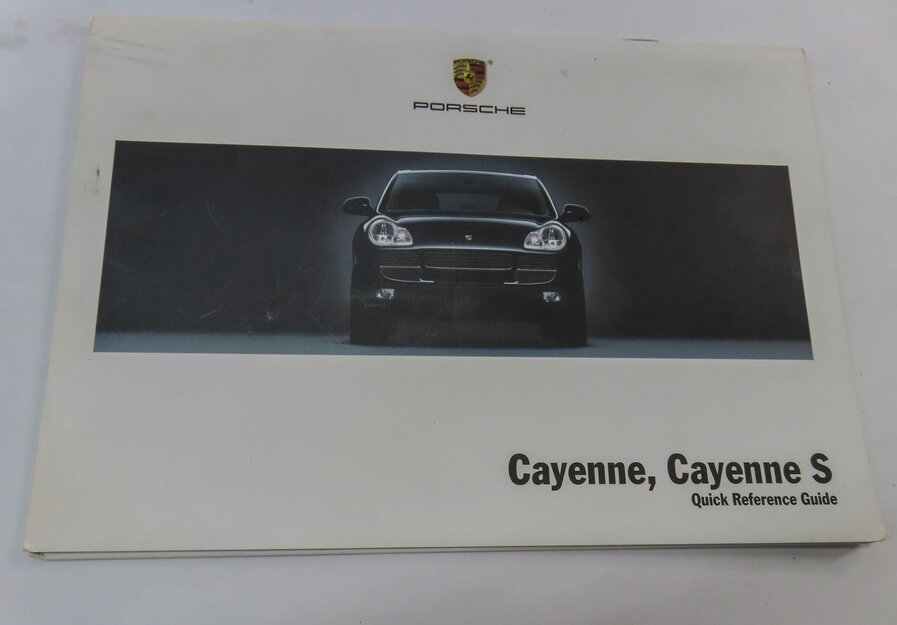 Thumbnail 4: 2004 PORSCHE CAYENNE (955) 4.5L NON-TURBO OWNERS MANUAL BOOKLET SET 4 w/ CASE