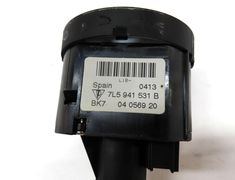 Thumbnail 6: 2003-2010 PORSCHE CAYENNE (955 957) DASH HEADLIGHT HEAD LIGHT LAMP SWITCH BLACK