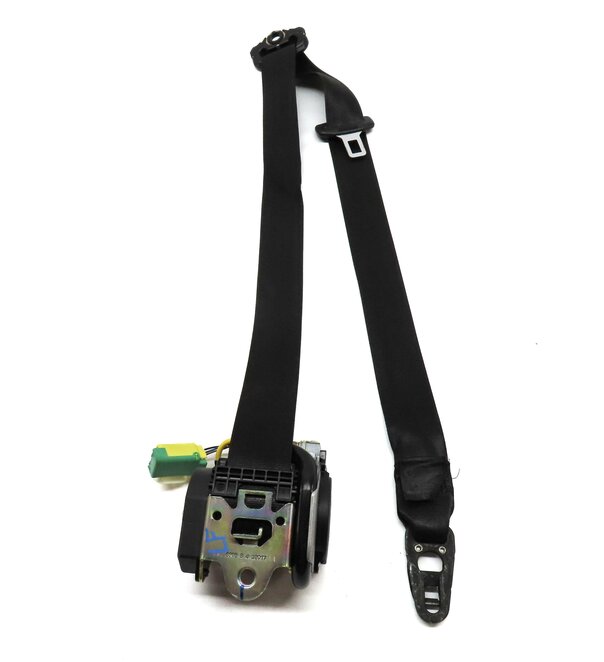 Thumbnail 4: 03-05 PORSCHE CAYENNE (955) LEFT FRONT DRIVER SEATBELT BUCKLE RETRACTOR (BLACK)