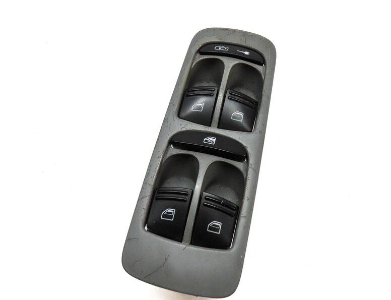 2003-2010 PORSCHE CAYENNE (955 957) LEFT FRONT DRIVER DOOR WINDOW SWITCH (GREY)