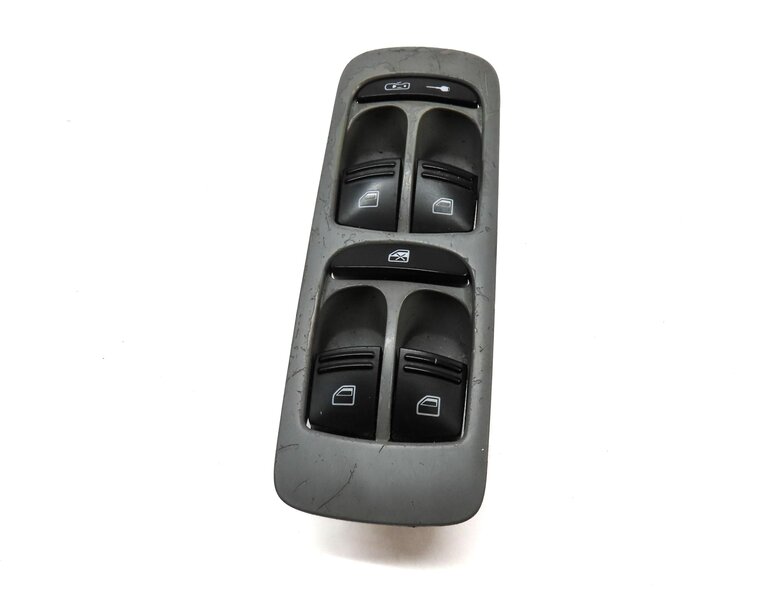 Thumbnail 2: 2003-2010 PORSCHE CAYENNE (955 957) LEFT FRONT DRIVER DOOR WINDOW SWITCH (GREY)