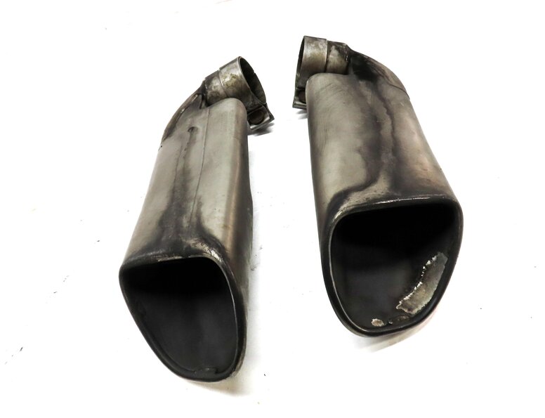 Thumbnail 3: 03-06 PORSCHE CAYENNE 955 4.5L NON-TURBO REAR LEFT RIGHT EXHAUST MUFFLER TIP SET