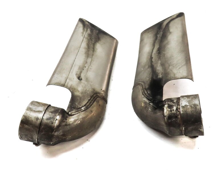 Thumbnail 5: 03-06 PORSCHE CAYENNE 955 4.5L NON-TURBO REAR LEFT RIGHT EXHAUST MUFFLER TIP SET