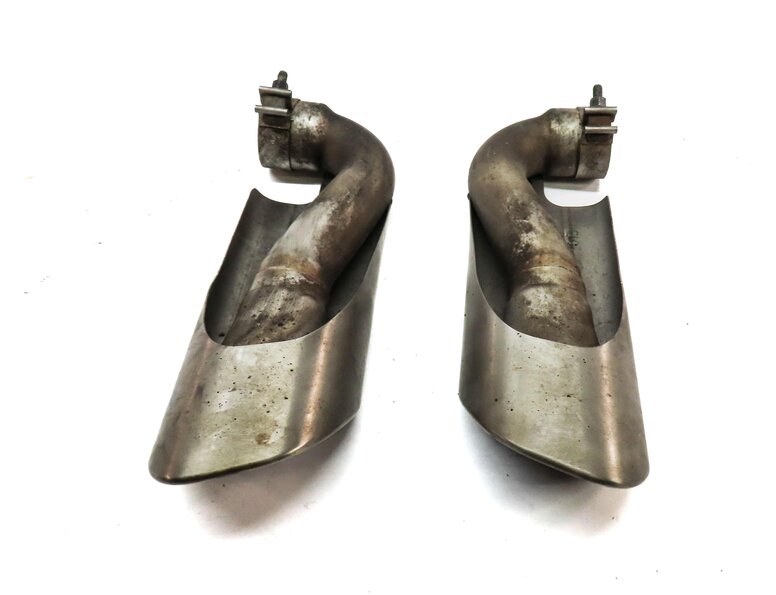 Thumbnail 6: 03-06 PORSCHE CAYENNE 955 4.5L NON-TURBO REAR LEFT RIGHT EXHAUST MUFFLER TIP SET
