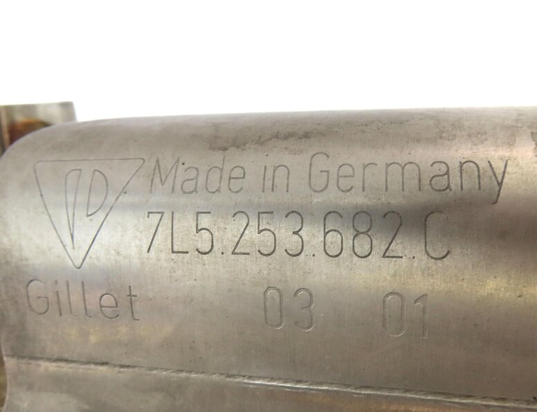 Thumbnail 8: 03-06 PORSCHE CAYENNE 955 4.5L NON-TURBO REAR LEFT RIGHT EXHAUST MUFFLER TIP SET