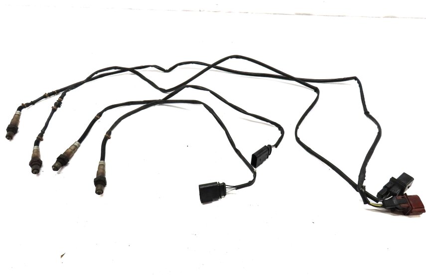Thumbnail 2: 2004 PORSCHE CAYENNE (955) 4.5L M48 NON-TURBO PRE POST CAT O2 OXYGEN SENSOR SET4