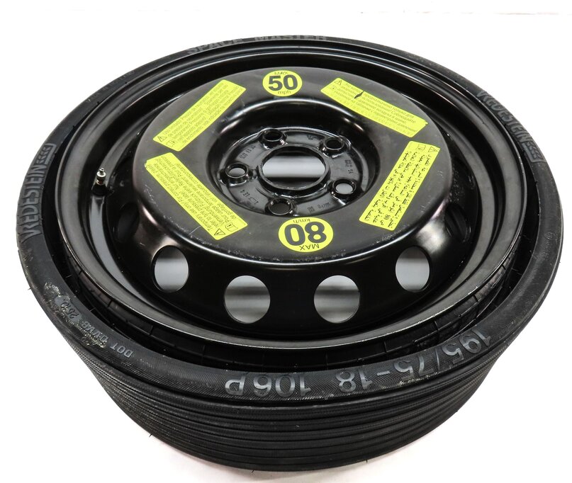 2004-2017 VW TOUAREG AUDI Q7 (4L) 18x6-1/2 COLLAPSIBLE SPARE TIRE WHEEL RIM
