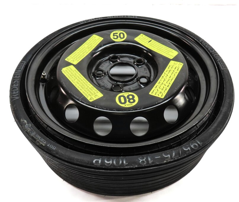Thumbnail 2: 2004-2017 VW TOUAREG AUDI Q7 (4L) 18x6-1/2 COLLAPSIBLE SPARE TIRE WHEEL RIM